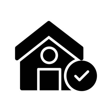 ev simgesi vektör illüstrasyonu