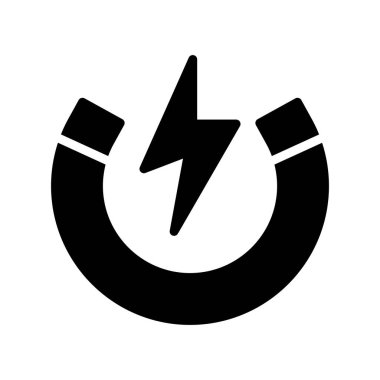 güç vektörü ince çizgi simgesi