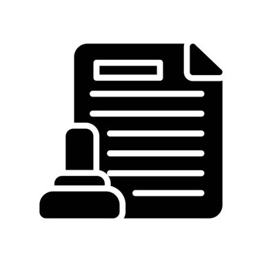 belge simgesi vektör illüstrasyon tasarımı