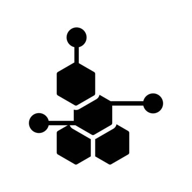 Kimyasal vektör düz simge