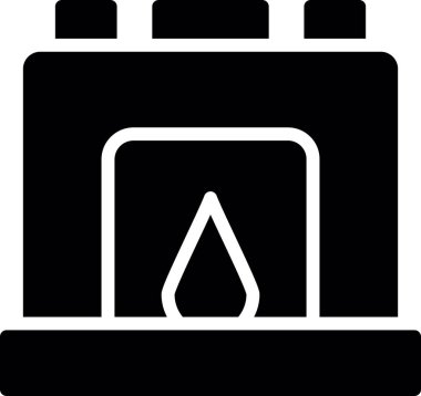 Gaz simgesinin vektör illüstrasyonu