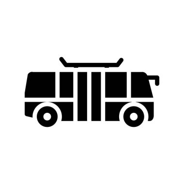 araba vektör sembolü düz simge tasarımı