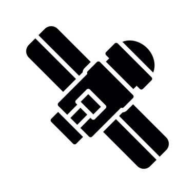 uydu simgesi vektörü beyaz arkaplanda izole edildi, uydu işareti