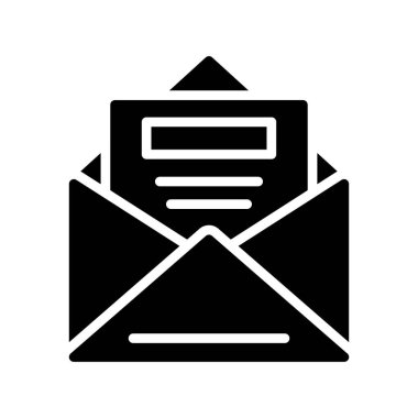 İleti vektör simgesi olan zarf