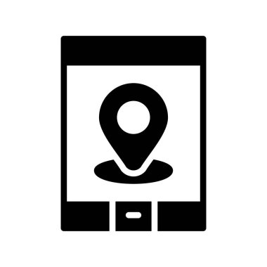 mobil harita simgesi tasarımı