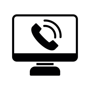 vektör glifini düz simge olarak çağır