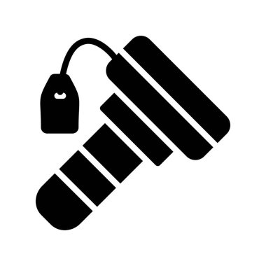 Web ve mobil uygulaması tasarım, kahve logo kavramı için beyaz arka plan üzerinde izole kahve simge vektör