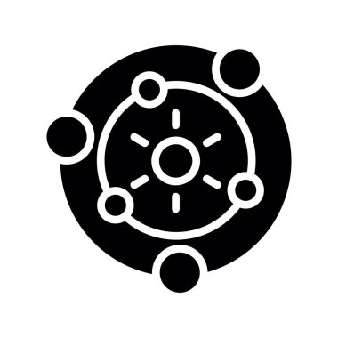 Virüs vektörü simgesi düz