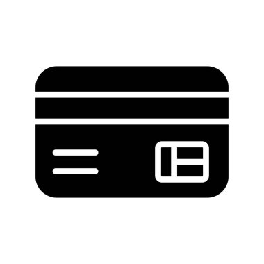 Kart vektör düz simgesi