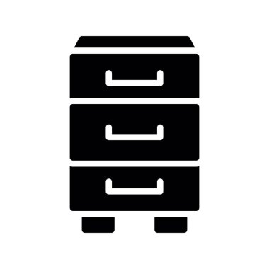 Kabine ikonu vektör çizimi tasarımı