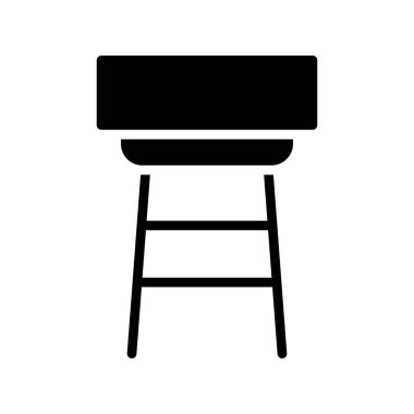 sandalye simgesi çizimi