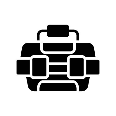 Modern oto tamir simgesinin vektör illüstrasyonu