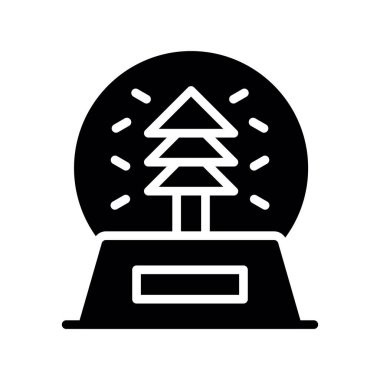 Noel ağacı sembolü vektör illüstrasyonuName