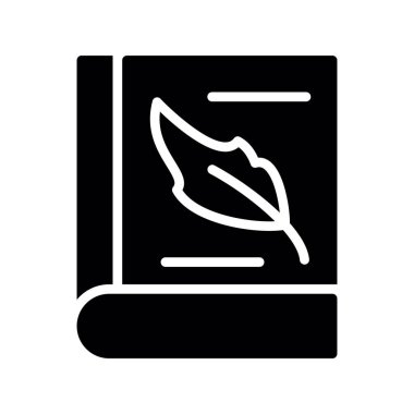 kitap kabartması düz vektör deseni