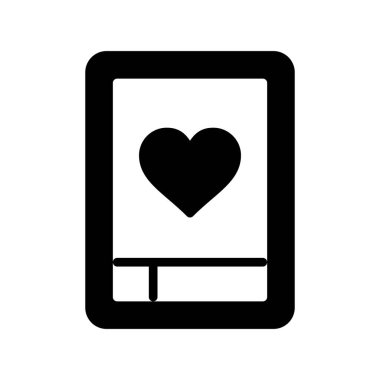sevgi vektör düz simgesi