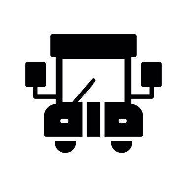 Modern oto tamir simgesinin vektör illüstrasyonu