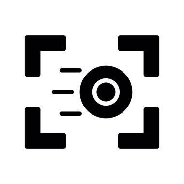 kamera simgesi vektör illüstrasyonu