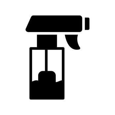 Temizlik servisi simgesinin vektör illüstrasyonu