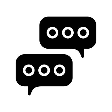 sohbet kabarcık vektör çizim