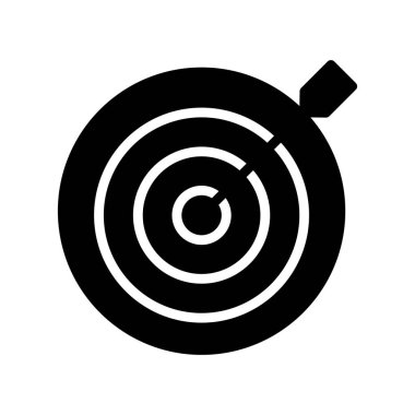 Hedef. Web simgesi basit illüstrasyon