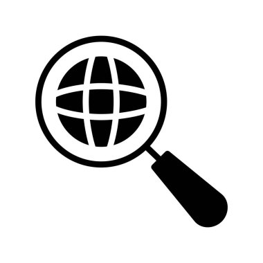 Küre simgesiyle büyüteç