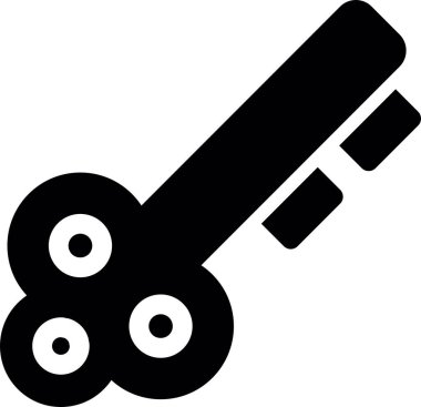 Kapı Anahtarı vektör illüstrasyon tasarımı