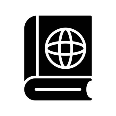 kitap simgesi vektör illüstrasyonu