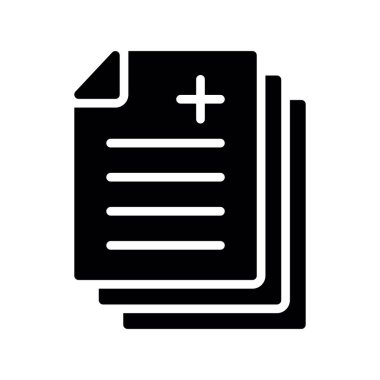 belge simgesi vektör illüstrasyonu