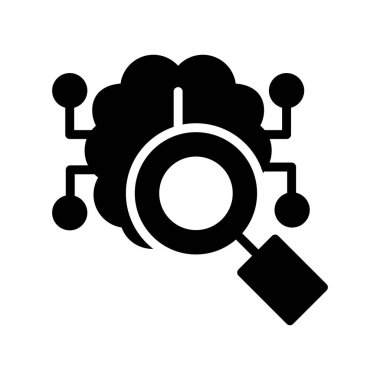 Bulut hesaplama simgesi vektör illüstrasyonu