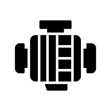 dambıl vektör düz simgesi