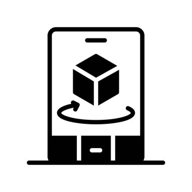 mobil vektör düz simge