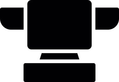 Bir kameranın vektör illüstrasyonu