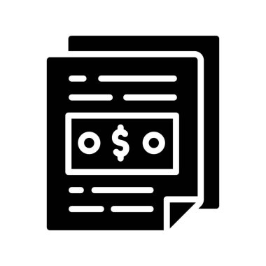 Dolar vektör sembolü düz simge