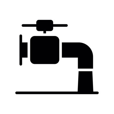 Modern oto tamir simgesinin vektör illüstrasyonu