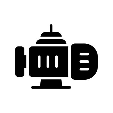 robot ikon vektör illüstrasyonu