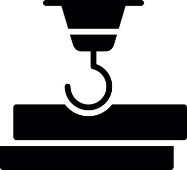 Kahve makinesi simgesinin vektör illüstrasyonu