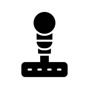 Mikrofon simgesi, basit tarzı