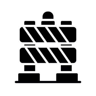 Siyah bir simgenin vektör illüstrasyonu