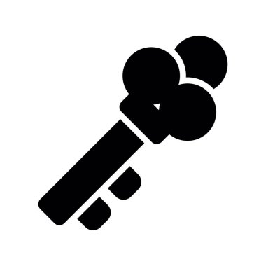 Tek bir simgenin vektör illüstrasyonu