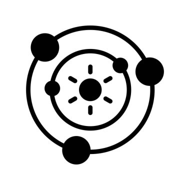 Molekül vektör resimleme tasarımı