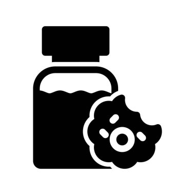 Damla kabartma ikon vektörlü su şişesi. Sıvı işaretli su şişesi. izole edilmiş çizgi simgesi siyah illüstrasyon