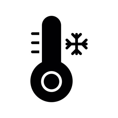 termometre simgesi vektör illüstrasyonu