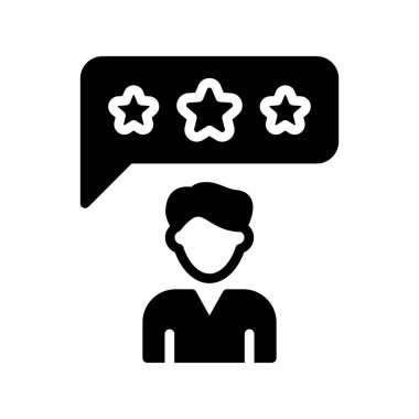 Müşteri hizmeti simgesi, düz tasarım