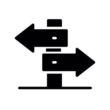 ok sembolü düz simge