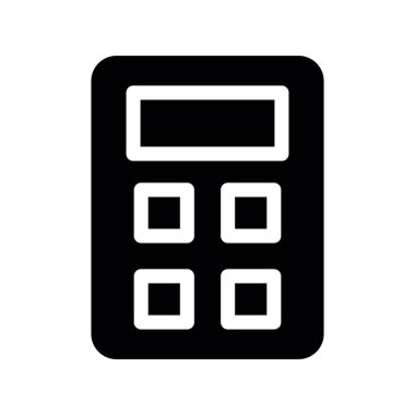 hesap makinesi simgesi vektör illüstrasyon tasarımı