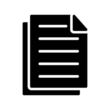 kağıt belge simgesi simgesi