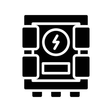 pil simgesi, vektör illüstrasyonu