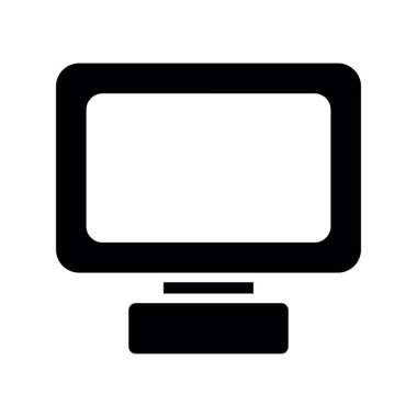 Dizüstü bilgisayar simgesi vektör çizimi