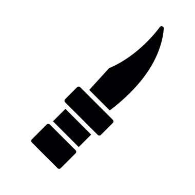 bıçak simgesi vektör illüstrasyonu