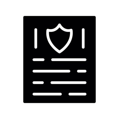 Koruma hattı simgesi. vektör